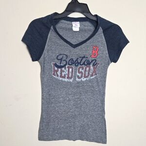 Boston Red Sox Gray and Navy T-Shirt